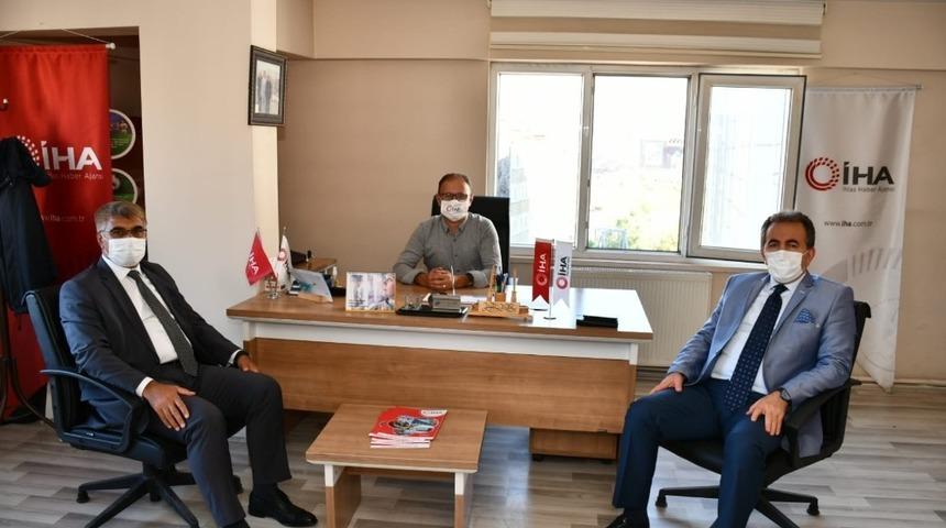 Vali G&uuml;rel, İHA ziyaretinde koronavir&uuml;sle m&uuml;cadeleyi aktardı