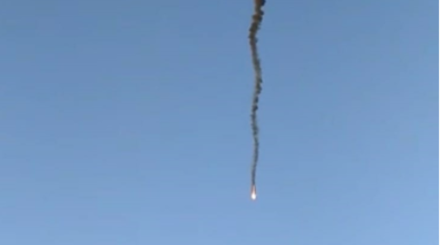 Suriye&rsquo;de d&uuml;ş&uuml;r&uuml;len keşif u&ccedil;ağı T&uuml;rkiye&rsquo;den g&ouml;r&uuml;ld&uuml;