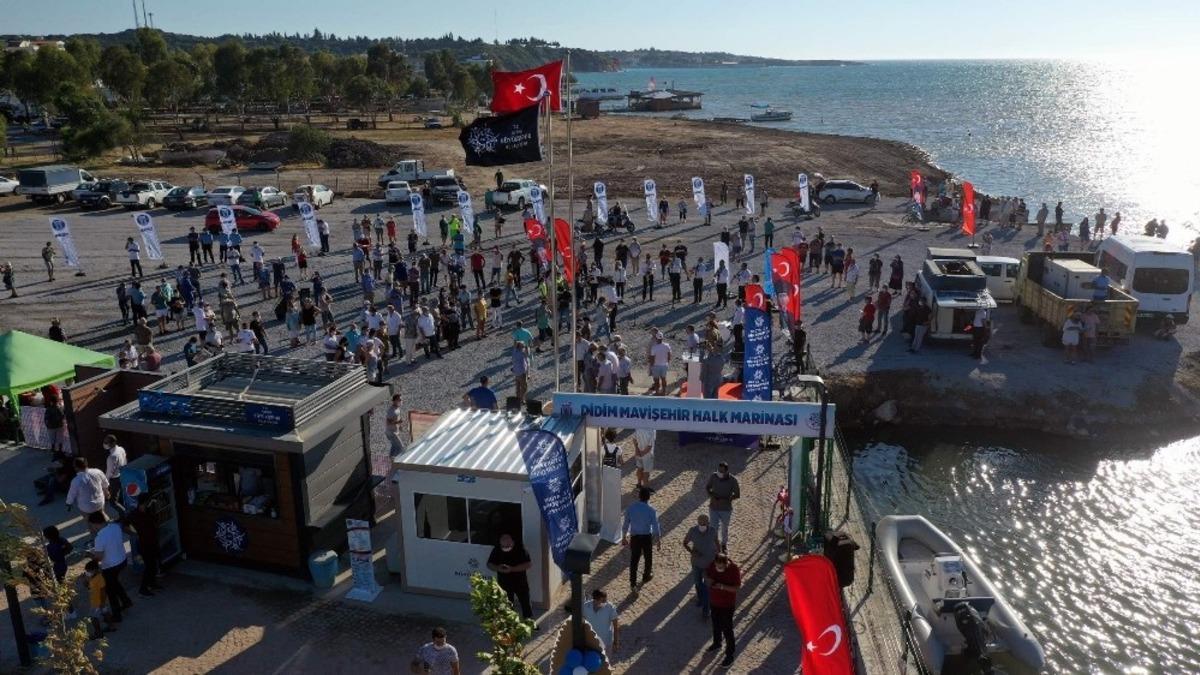 Didim Mavişehir Halk Marinası a&ccedil;ıldı