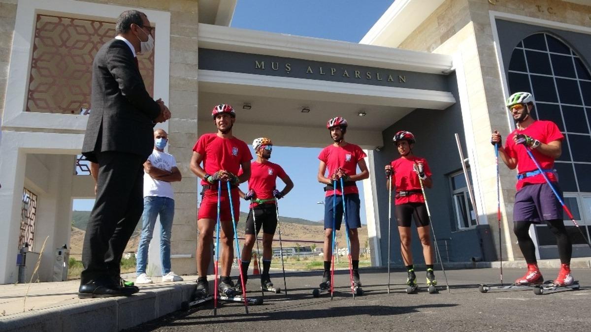 (&Ouml;zel Haber) Milli kayak&ccedil;ılar, Kış Olimpiyatları&rsquo;na MŞ&Uuml;&rsquo;de hazırlanıyor