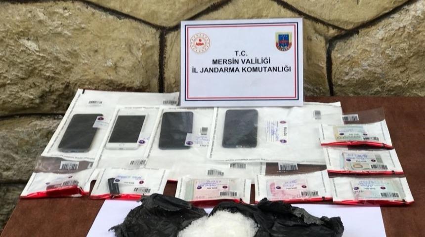 Mersin’de 143 gram metamfetamin ele geçirildi