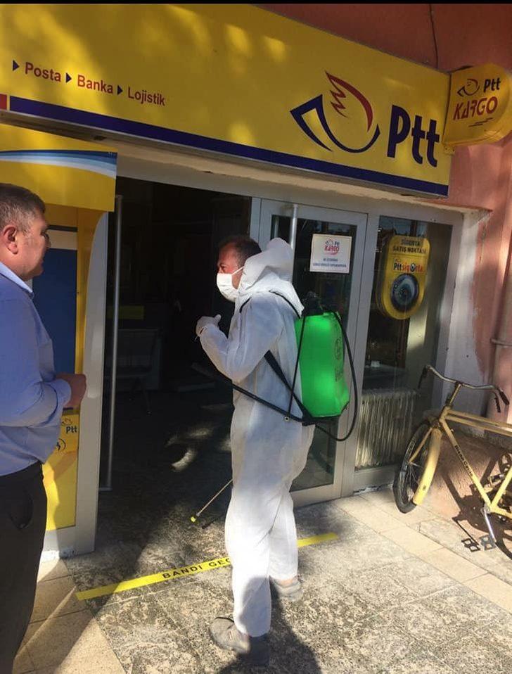 Dumlupınar’da kamu kurumları dezenfekte edildi G1