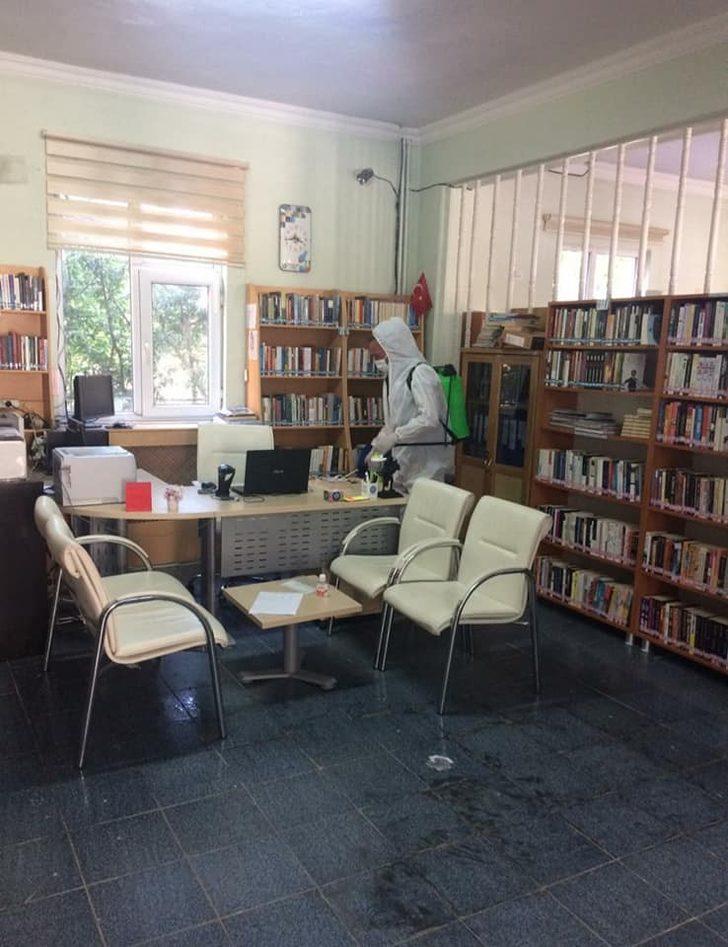 Dumlupınar’da kamu kurumları dezenfekte edildi G3