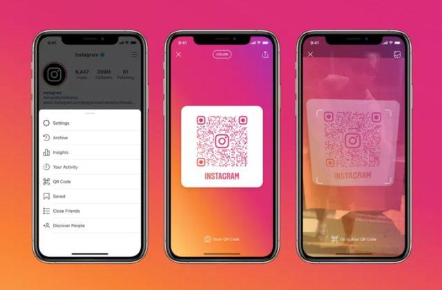 Instagram QR Kod özelliği