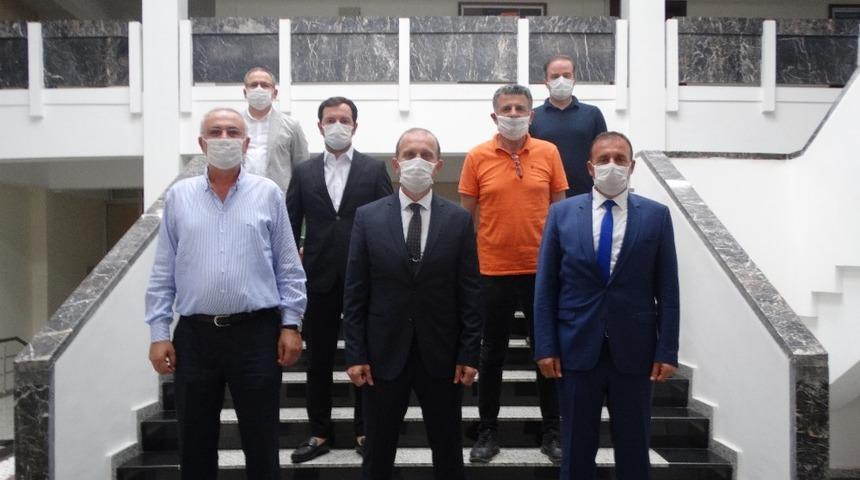 Trabzon Arsin OSB Y&ouml;netimi&rsquo;nden KT&Uuml; Rekt&ouml;r&uuml; &Ccedil;uvalcı&rsquo;ya ziyaret