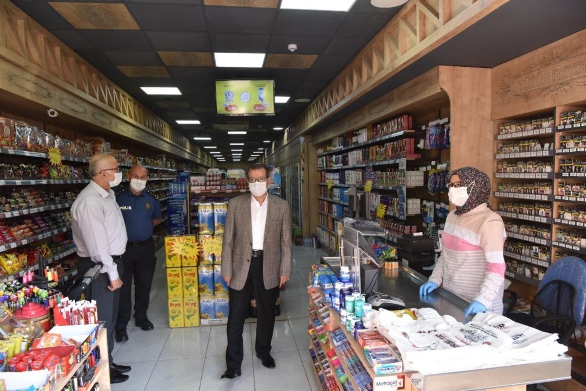 &Ccedil;an Kaymakamı G&uuml;rdal&rsquo;dan kovid-19 denetimi