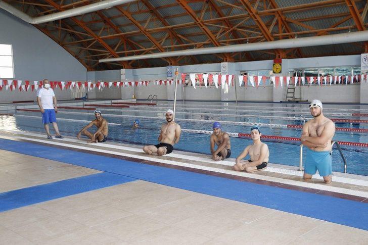 Siirtli engelli yüzücüler 14 kuralına uyarak Türkiye Şampiyonası’na hazırlanıyor G4