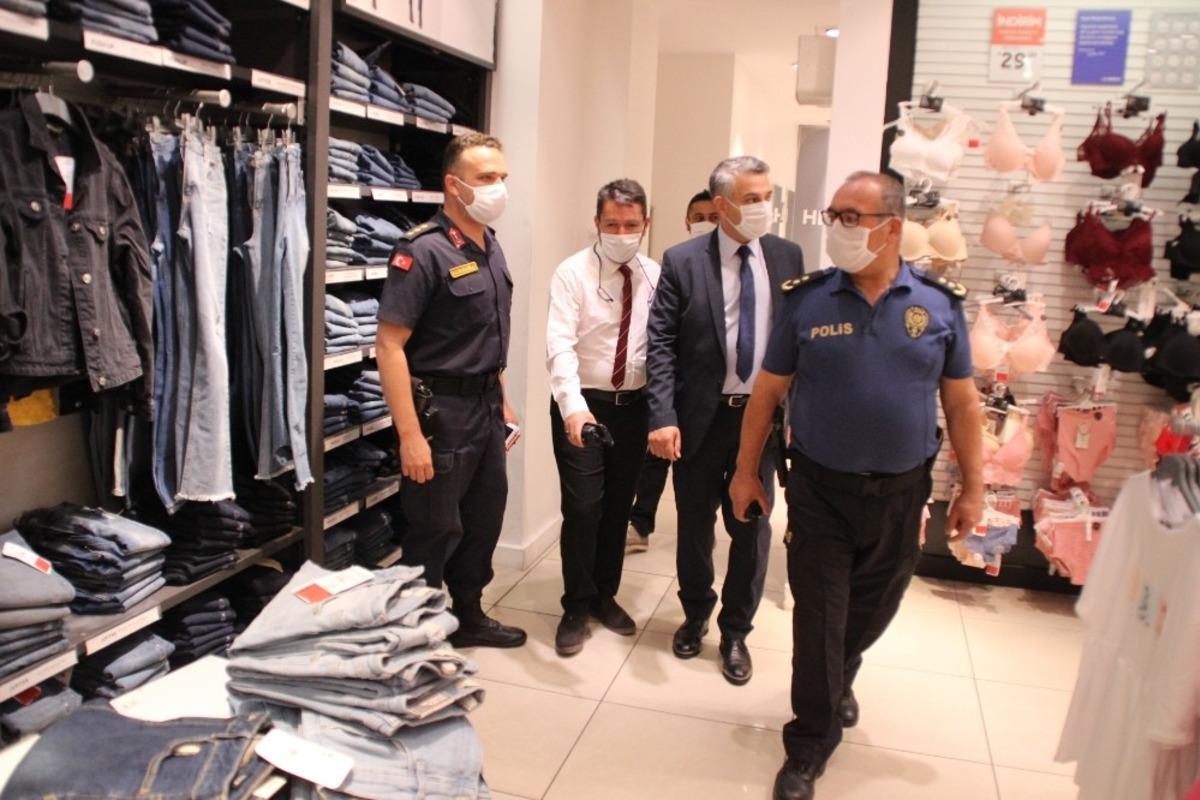 Kocasinan Kaymakamı Abay&rsquo;dan korona vir&uuml;s denetimi