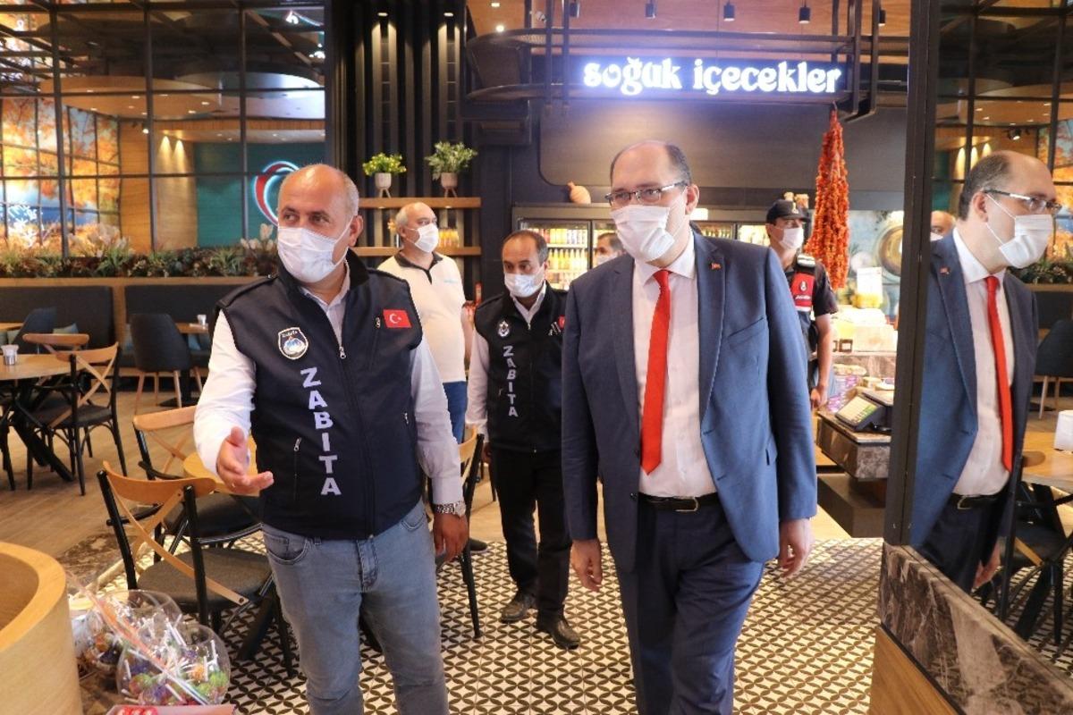 Yahşihan&rsquo;da korona vir&uuml;s denetimleri devam ediyor