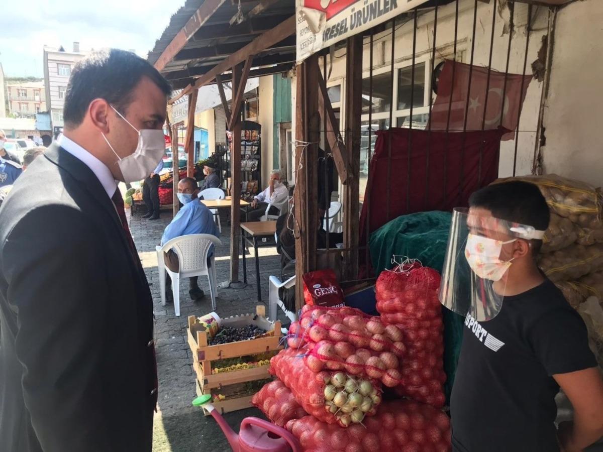 Sarıkamış&rsquo;ta pandemi tedbirleri denetimi