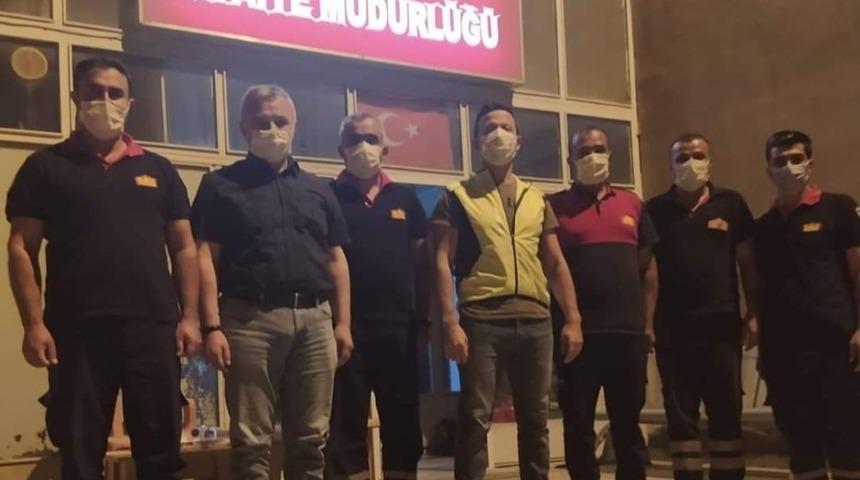 Kaymakam G&ouml;rm&uuml;ş itfaiye m&uuml;d&uuml;rl&uuml;ğ&uuml;&rsquo;n&uuml; ziyaret etti