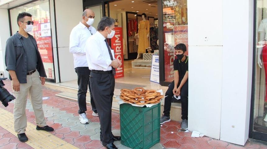 D&ouml;rtyol Kaymakamı Kayhan, Covid-19 denetiminde bulundu