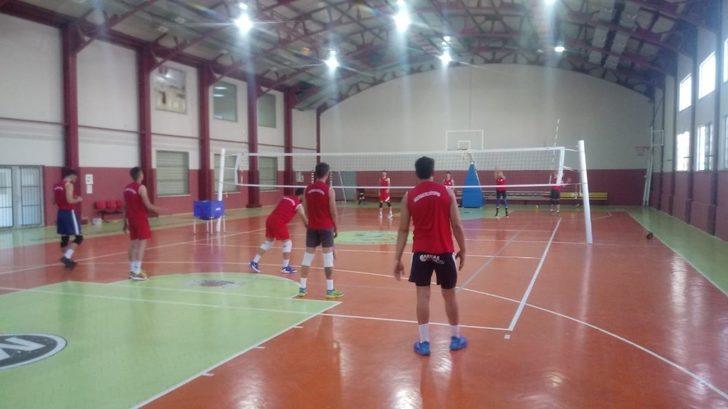 Melikgazi Voleybol Takımı antrenmanlarına devam ediyor G2