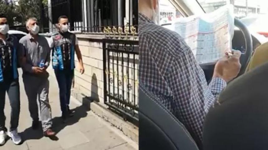 İstanbul'da trafikte at yarışı oynayan taksici g&ouml;zaltına alındı