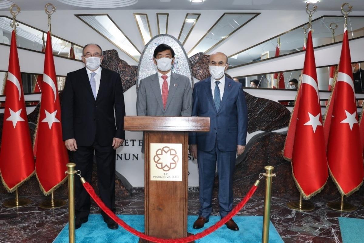 Japonya B&uuml;y&uuml;kel&ccedil;isinden Vali Demirtaş&rsquo;a ziyaret