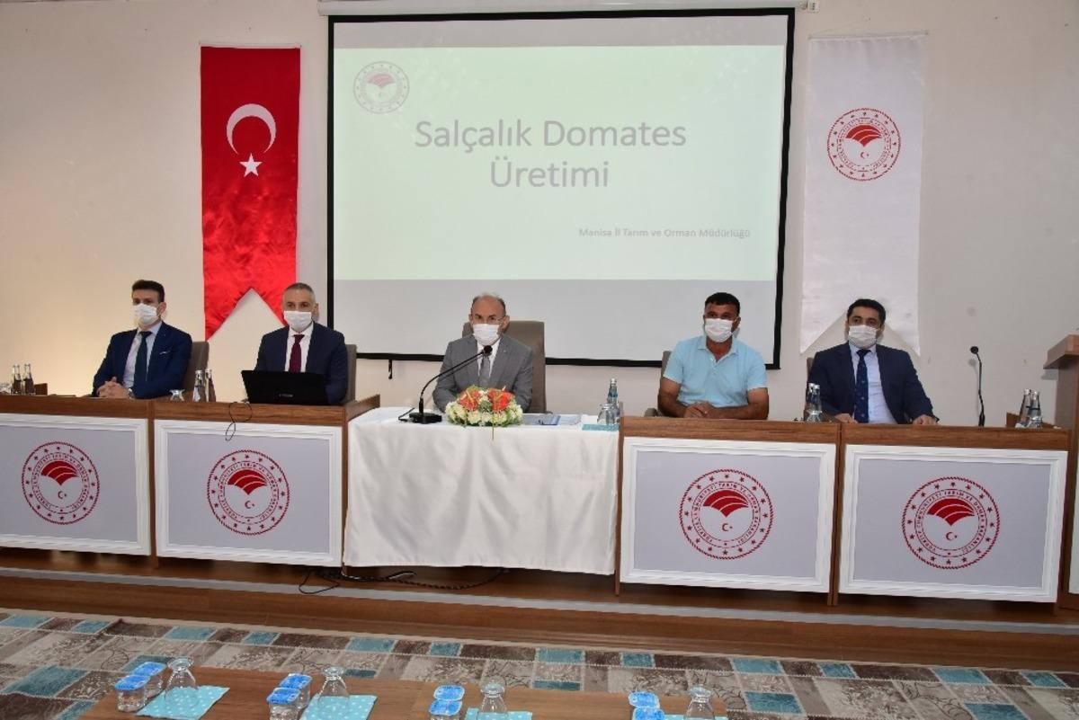 Manisa&rsquo;da domateste yaşanan sıkıntı masaya yatırıldı