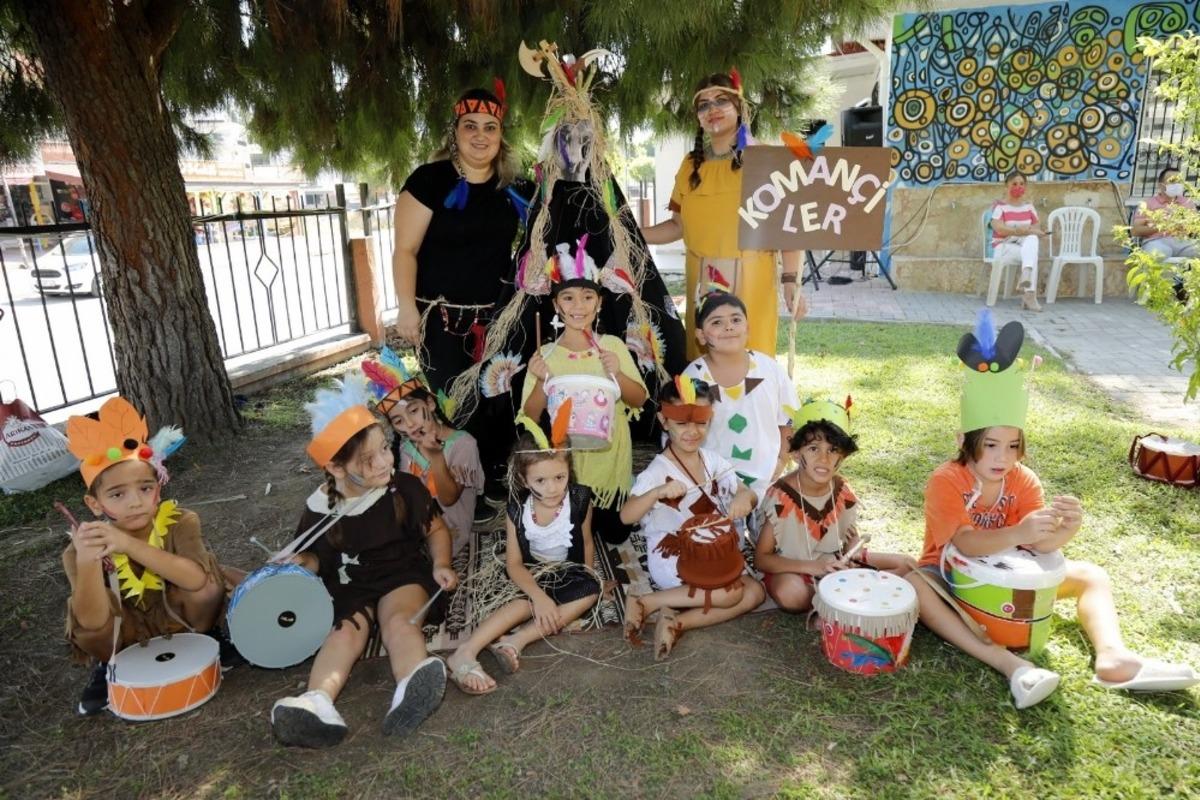 Belediye kreşinde Kızılderili ateşi yandı