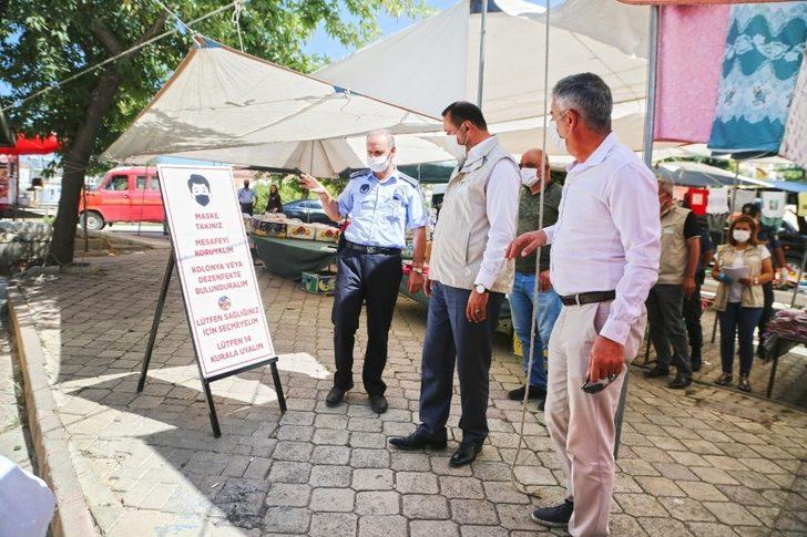 Elazığ’da pazar yerlerinde Covid-19  denetimi G2