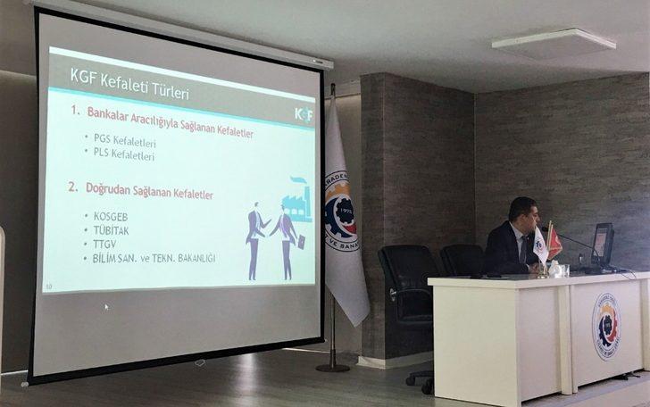 KGF VE KOSGEB uzmanları kredi bilgilendirmesi yaptı G4