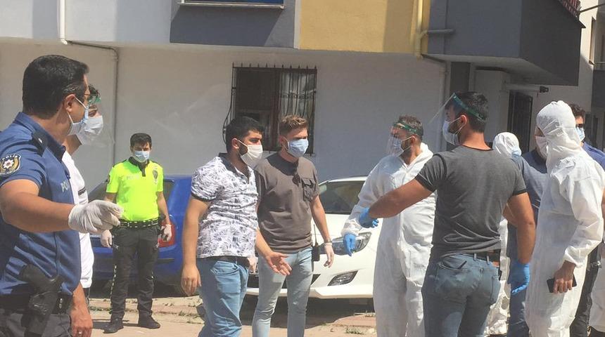 Eşine kızdı, &ccedil;atıda intihara kalkıştı