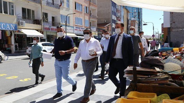 Aksaray’da korona denetim ekipleri tam kadro sahada