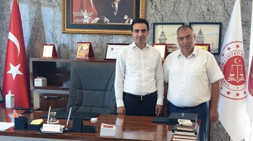 G&uuml;lebak&rsquo;tan Şanlıurfalı başsavcıya ziyaret