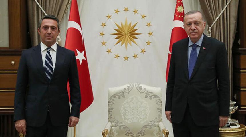 Cumhurbaşkanı Erdoğan, Fenerbahçe Başkanı Ali Koç'u kabul etti