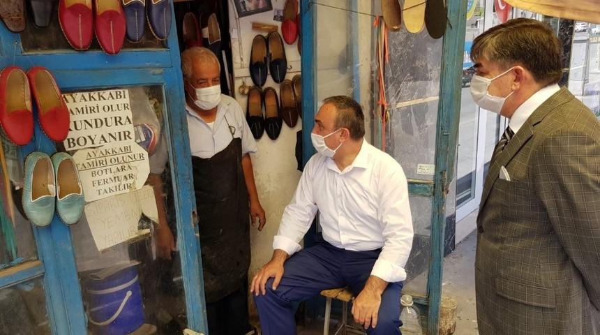 Vali Soytürk Korona virüs denetimine çıktı