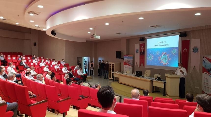 Salgınla m&uuml;cadele toplantısı ger&ccedil;ekleştirildi
