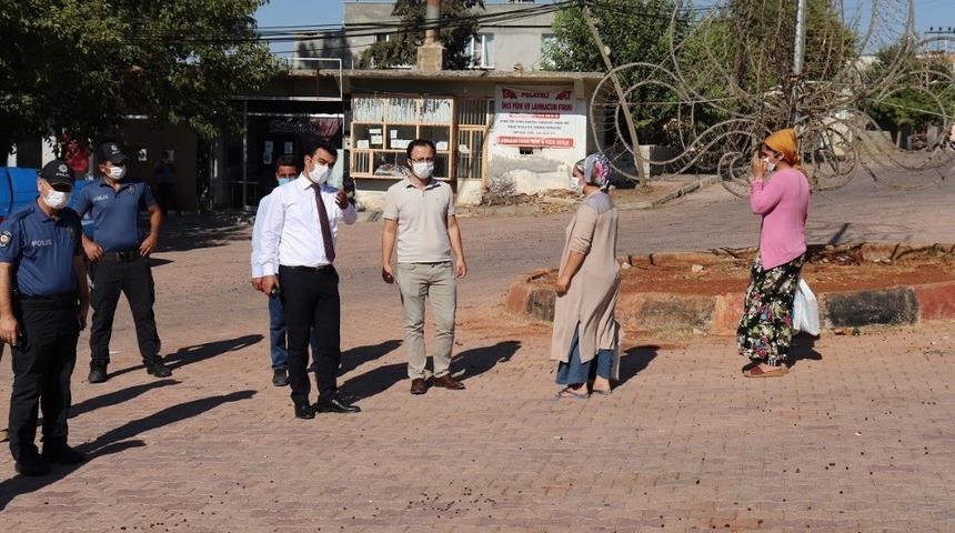 İl&ccedil;elerdeki korona denetimlerine Kaymakamlarda katıldı