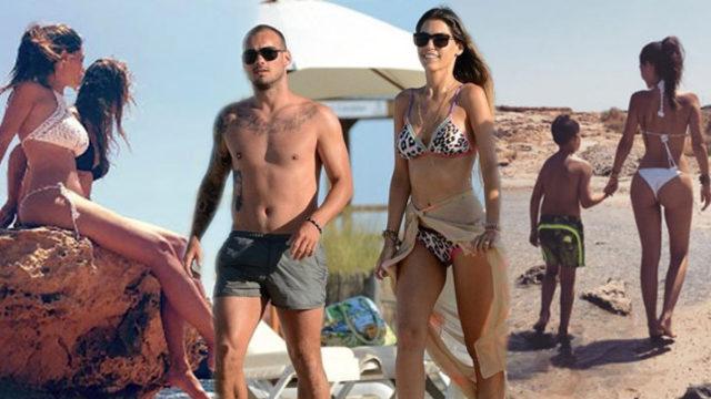 Wesley Sneijder'e eşi Yolanthe Cabau üzerinden seslendiler