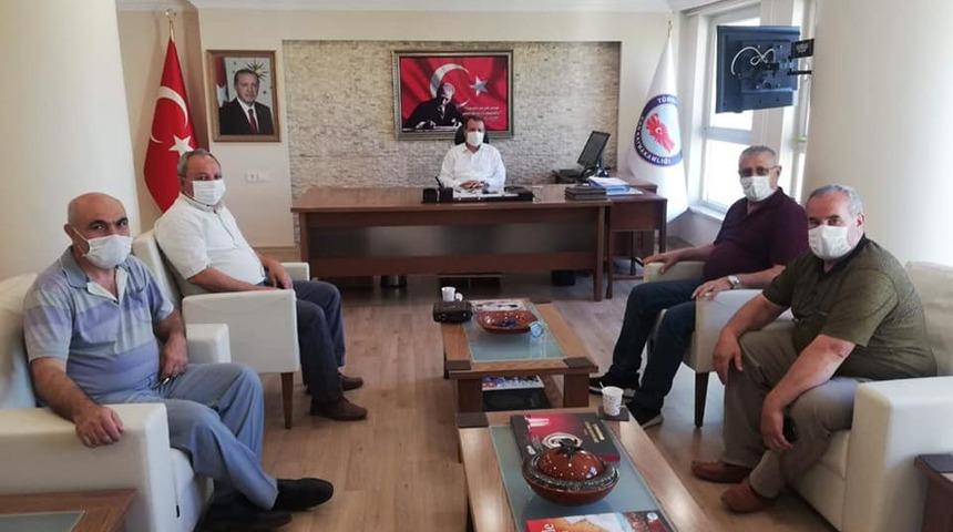 &Ccedil;an STK Başkanlarından Kaymakam G&uuml;rdal&rsquo;a ziyaret
