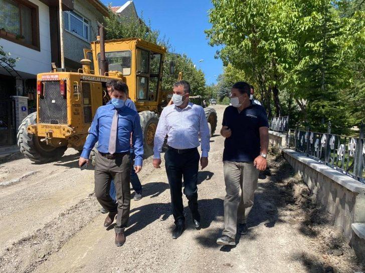 Başkan Çetin makamda değil sahada G1