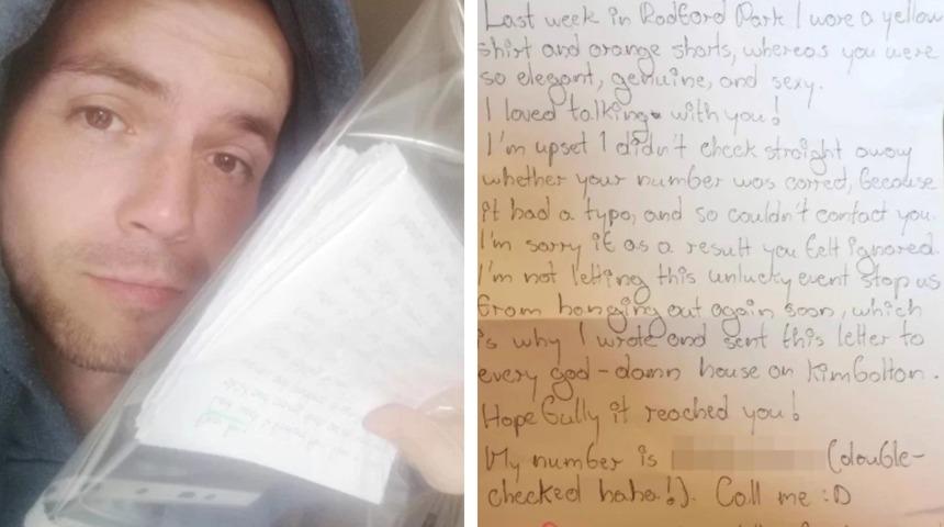 Modern Romeo aşkını bulmak için 100’den fazla mektup yazdı 