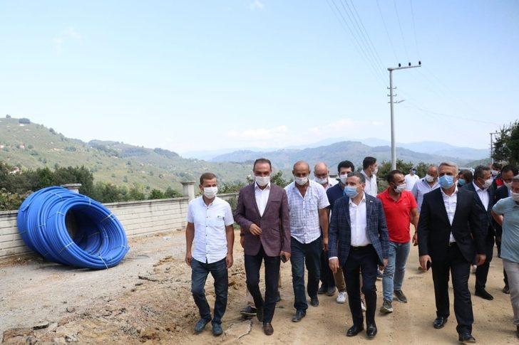 Köyde yapılan içme suyu hattında inceleme G1