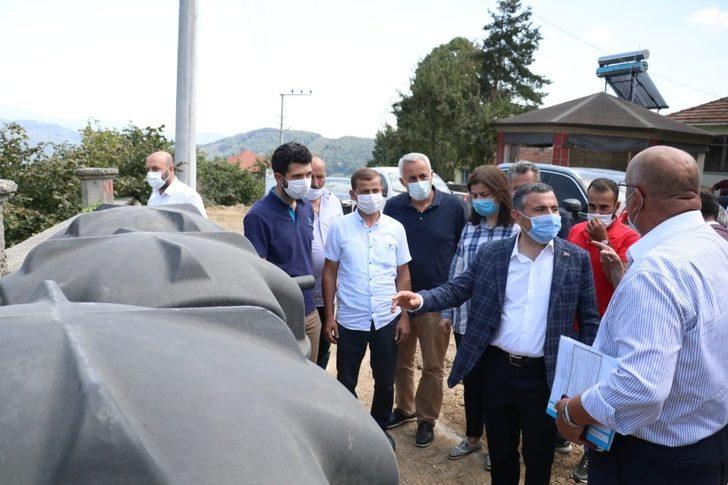 Köyde yapılan içme suyu hattında inceleme G3