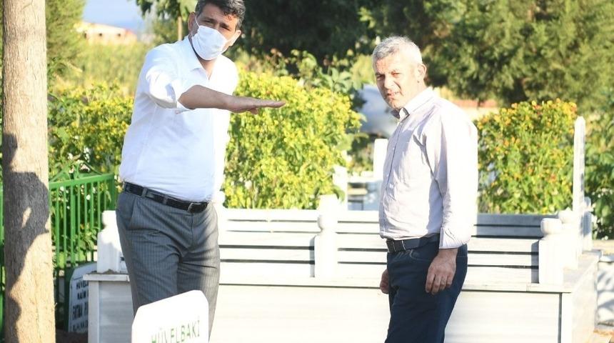 Başkan Kocaman Uzunbey mezarlığını incelemedi