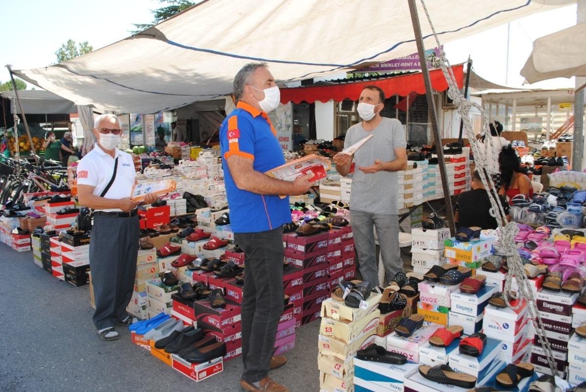 AFAD ekipleri Eğirdir&rsquo;de bilgilendirme yaptı