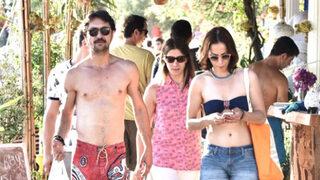 Gökçe Özyol ve Fatma Toptaş Bodrum'da aşka geldi