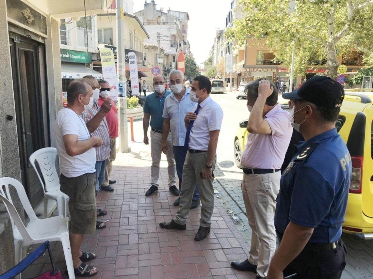 Kaymakam Memiş, koronavir&uuml;s denetimi yaptı