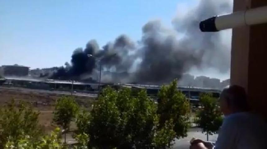 Son dakika haberine göre Diyarbakır'da korkutan yangın