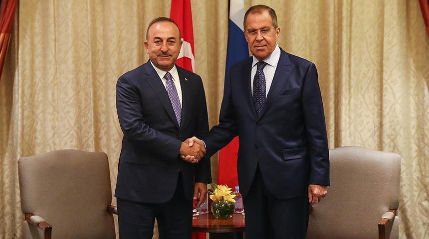 Bakan Çavuşoğlu, Rus mevkidaşı Lavrov ile görüştü