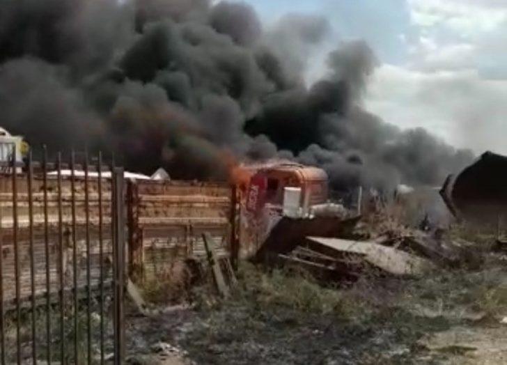 Hurdalıkta çıkan yangın korkuttu G1