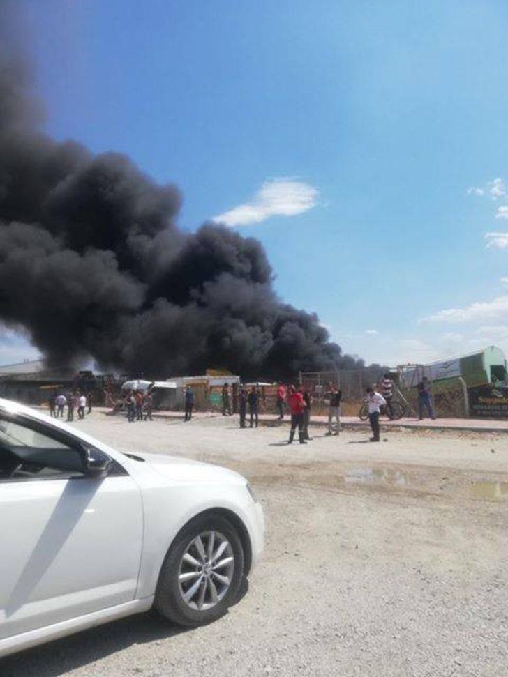 Hurdalıkta çıkan yangın korkuttu G3