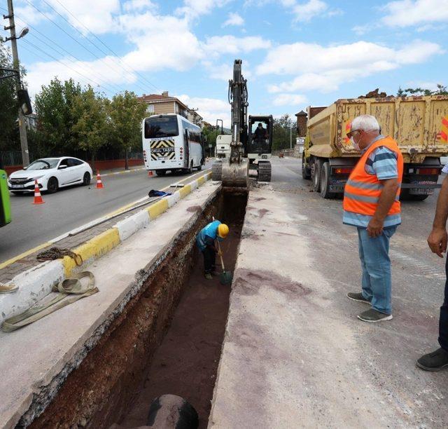 Büyükşehir, o ilçede alt yapı çalışmalarına başladı