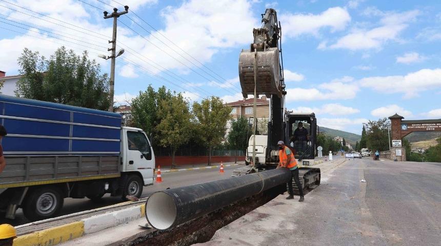 Büyükşehir, o ilçede alt yapı çalışmalarına başladı