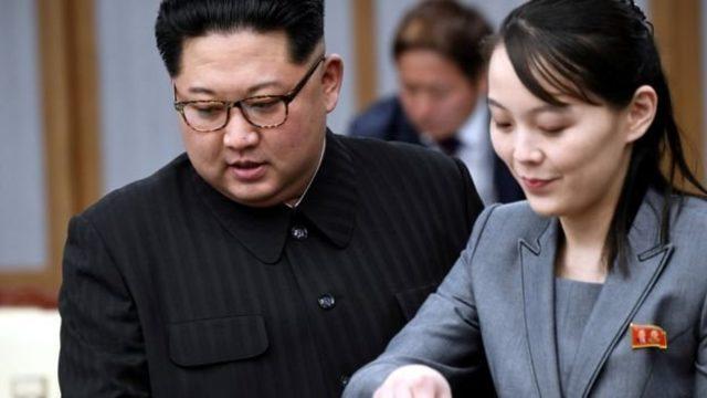 Kim Jong-un ve kızkardeşi Kim Yo-jong