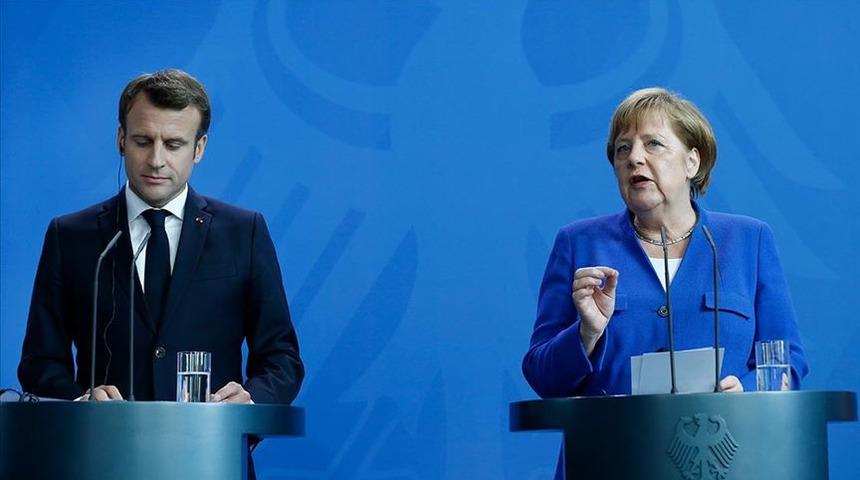 Macron ve Merkel'den 'Doğu Akdeniz' a&ccedil;ıklaması