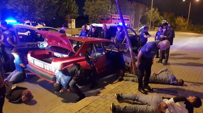 Ankara'da nefes kesen kovalamaca: 5 gözaltı