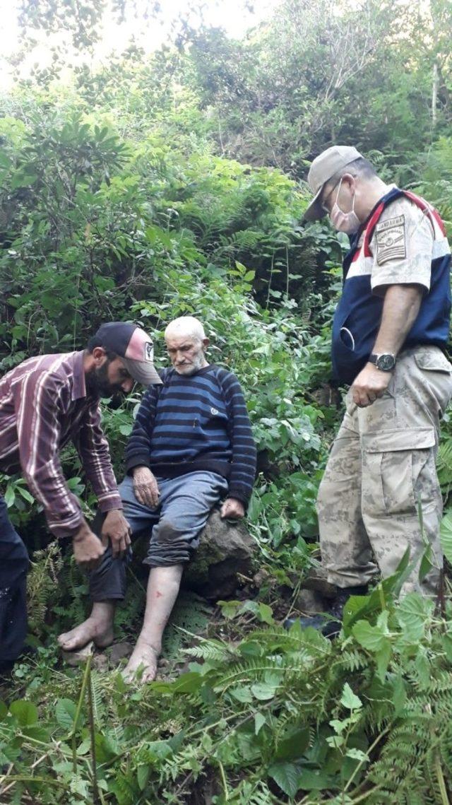 Şalpazarı’nda 95 yaşındaki alzheimer hastası kayıp şahıs bulundu